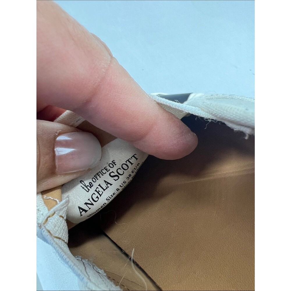 Canvas Slip-On Flats with Black Stripe Detail - Picture 7 of 7